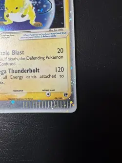 Raichu EX Holo Ultra Rare Card 98/100 Pokemon TCG Mint Condition - Image 2