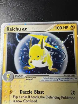 Raichu EX Holo Ultra Rare Card 98/100 Pokemon TCG Mint Condition - Image 4