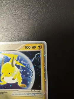 Raichu EX Holo Ultra Rare Card 98/100 Pokemon TCG Mint Condition - Image 5