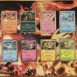Pokemon TCG Prismatic Evolutions Costco Mini Tins Promo Cards (8 Cards Total) - Image 1