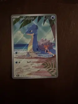 2025 Misty's Lapras 194/182 Destined Rivals Illustration Rare Pokemon Card LP - Image 1
