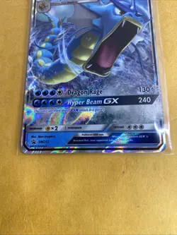 Pokemon Card TCG - Gyarados GX SM212 Hidden Fates Sun & Moon Promo Near Mint - Image 2