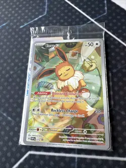 Pokemon TCG Eevee - 173 SVP Prismatic Evolutions ETB Promo Card Pack SEALED - Image 5