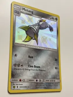 Metang SV31/SV94 Shiny Vault Holo - Hidden Fates Pokemon Card - Near Mint - Image 2