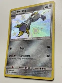Metang SV31/SV94 Shiny Vault Holo - Hidden Fates Pokemon Card - Near Mint - Image 3