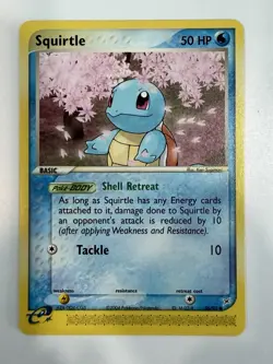 Squirtle 46/95 2004 EX Team Magma Vs. Team Aqua Pokemon Card Sugimori Art NM - Image 1