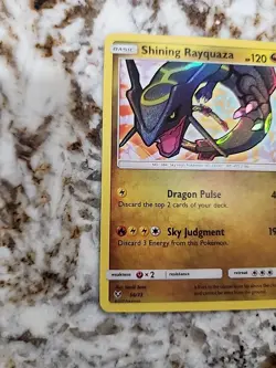 Pokemon TCG Shining Rayquaza Holo Rare Card Shining Legends 56/73 - Image 2