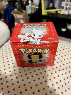 Vintage 1999 Pokemon 23k Gold Plated Trading Card Mewtwo-Sealed - Image 1