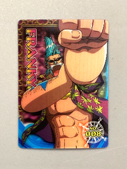 Franky - 008 - One Piece Ensky 3D Card Collection Japanese - Image 1