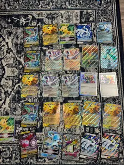26 Pokemon TCG JUMBO CARDS Lot Bundle Holo Promo Promo and IR Cards - Image 1