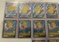 Pokemon Celebrations Pikachu Card Lot Of 12 - Image 2