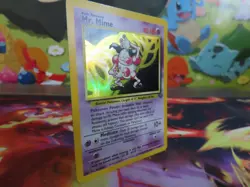 Mr. Mime 06/64 Jungle Holo Pokemon Card Moderately Played Light Edge Shimmer - Image 3