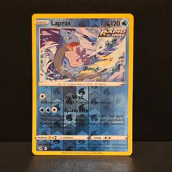 Pokemon Card Lapras Fusion Strike Reverse Holo Uncommon 054/264 Near Mint - Image 1