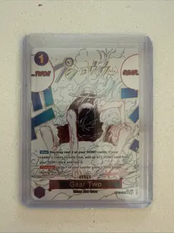 Gear Two Alt Art OP11-080 R A Fist of Divine Speed One Piece card game ENGLISH - Image 1