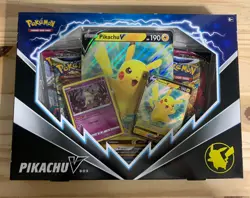 Pokemon TCG Pikachu V Box - Factory Sealed - Promo Cards + 4 Booster Packs - Image 1