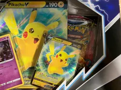 Pokemon TCG Pikachu V Box - Factory Sealed - Promo Cards + 4 Booster Packs - Image 4