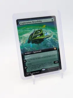 MTG - Exploration Broodship - Extended Art Rare #34 - Commander: EOE (EOC) NM - Image 1