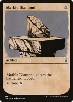[MTG] Marble Diamond (Foil) (Showcase) (446) (CLB) NM - Image 1