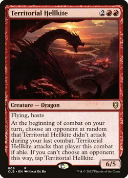 [MTG] Territorial Hellkite (809) (CLB) NM - Image 1