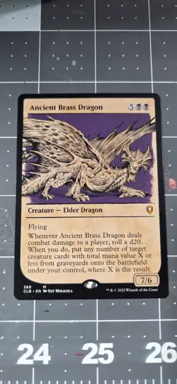 Ancient Brass Dragon (Showcase) Commander Legends: Battle for Baldur's Gate... - Image 1