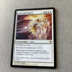 MTG Magic the Gathering Celestial Mantle (6/280) Zendikar LP - Image 1