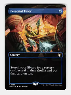 MTG: Personal Tutor (Borderless) | Commander Masters 633 NM - Image 1