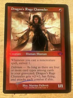 Dragon's Rage Channeler Retro Frame Foil 009 MH2 NM/MT [Modern Horizons 2:MTG] - Image 1