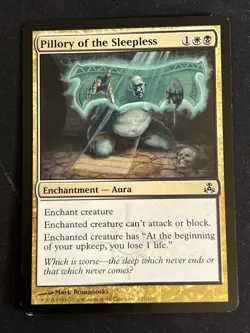 1x Pillory of the Sleepless (125) Guildpact LP MTG Magic the Gathering x1 MKE - Image 1
