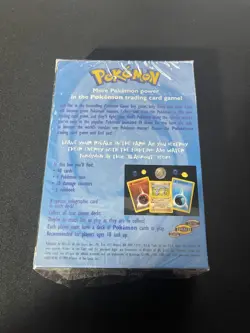 Pokemon Base Set Theme Deck Blackout OPENED. Box, Counters and Manual Only. - Image 3