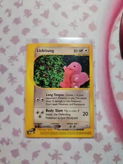 Pokemon Aquapolis Common Lickitung Card No. 90/147 - Image 1