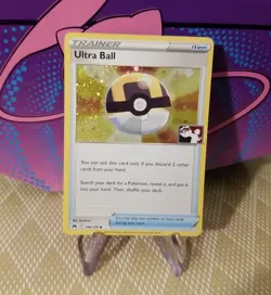 Ultra Ball Cosmic Holo Pokemon Prize Pack Series 3 Promo Pokemon Card NM/LP CRZ - Image 1