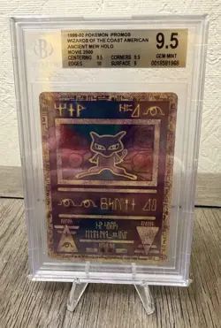 1999-02 Pokemon Promos Ancient Mew Holo Movie 2000 BGS 9.5 - Image 1