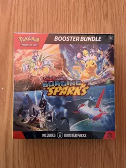Pokemon TCG Surging Sparks Booster Bundle (6 Packs) Factory Sealed - Image 1