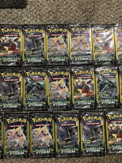x25 Pokemon Packs Celestial Storm Sun & Moon Mini Booster Pack Pokemon Rare 2018 - Image 3