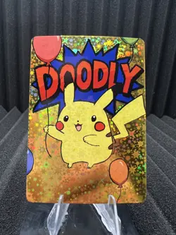Doodly Pikachu 4/25 Numbered Hit Holo - PokeDoodly Fan Art - Pokemon - Image 1