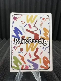 Doodly Pikachu 4/25 Numbered Hit Holo - PokeDoodly Fan Art - Pokemon - Image 2