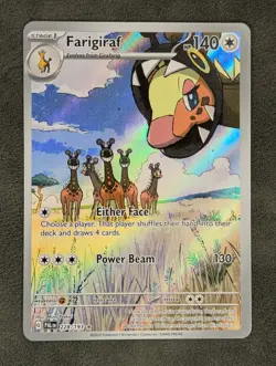 Farigiraf - 228/193 Pokemon TCG Illustration Rare SV02: Paldea Evolved Near Mint - Image 1
