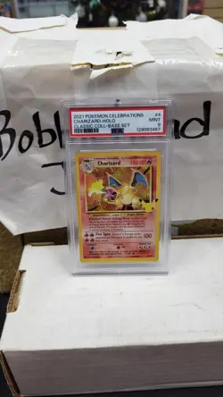 2021 CHARIZARD CELEBRATIONS 25TH CLASSIC COLLECTION BASE POKEMON PSA 9 MINT #4 - Image 1
