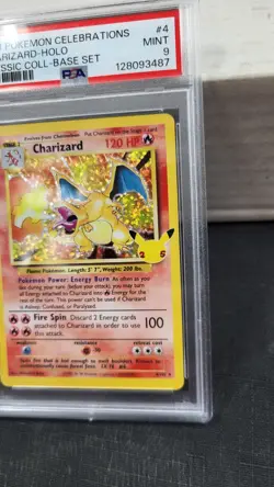 2021 CHARIZARD CELEBRATIONS 25TH CLASSIC COLLECTION BASE POKEMON PSA 9 MINT #4 - Image 3