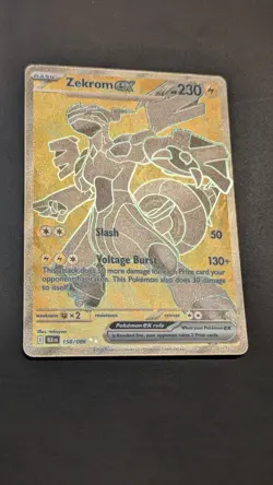 Zekrom Ex 158/086 Full Art Ultra Rare Pokemon Black Bolt Pack Fresh - Image 2