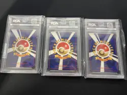 Pokemon Japan Promo Champion Road 2000 -Chikorita, Cyndaquil, Totodile PSA 8,8,7 - Image 2