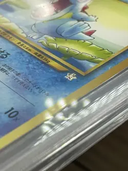 Pokemon Japan Promo Champion Road 2000 -Chikorita, Cyndaquil, Totodile PSA 8,8,7 - Image 3