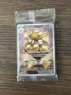 Pokemon TCG Alakazam 009 Mega Evolutions Black Star Promo Sealed w/dividers NM - Image 1