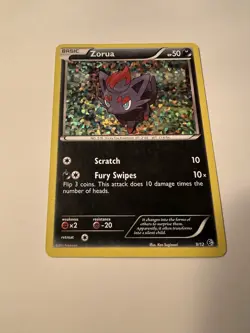 Pokemon TCG Zorua Holo 9/12 Promo Near Mint Condition - Image 1