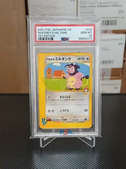 PSA 10 Whitney's Miltank 019 1st Edition Pokemon VS Japanese Exclusive 2001 - Image 1