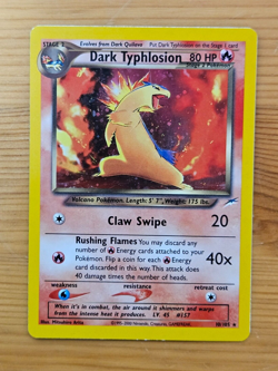 Dark Typhlosion 10/105 Neo Destiny (Pokemon) Holo Rare - LP/NM WOTC. - Image 1