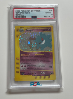 Pokemon Gengar Skyridge Holo Swirl H9/H32 - PSA 8 - 🔥GEM-RARE-VINTAGE 💎 - Image 2