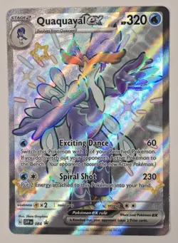 Pokemon TCG Quaquaval ex 084 Black Star Promo 2024 NM - Image 2