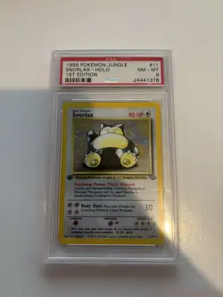 1999 Pokemon Jungle Snorlax Holo 1st Edition #11/64 - PSA 8 - Image 1