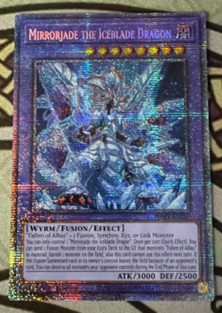 YUGIOH Mirrorjade the Iceblade Dragon (Starlight Rare) PHHY-EN100 1st Edition - Image 1